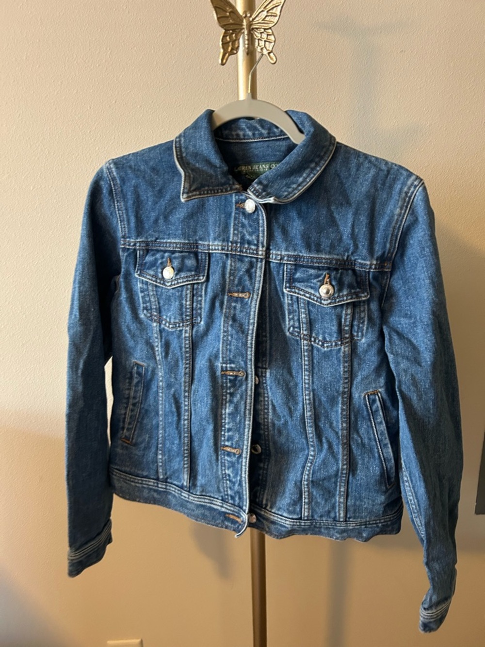 Lauren Ralph Lauren Indigo Blue Denim Jacket
